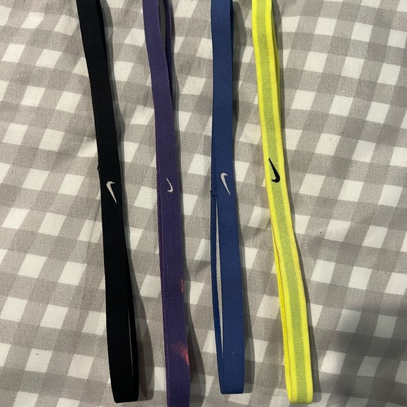 Nike Accessories - Nike Headbands Set - Black, Purple, Blue, Neon Yellow